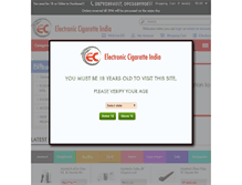 Tablet Screenshot of ecigindia.com